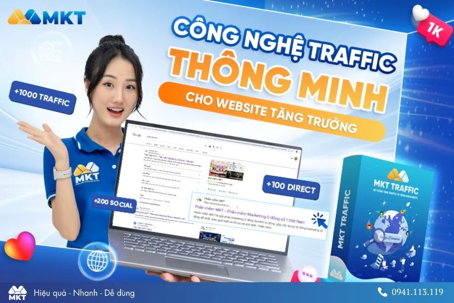 MKT Traffic – Giải pháp tăng traffic cho website hiệu quả và bền vững